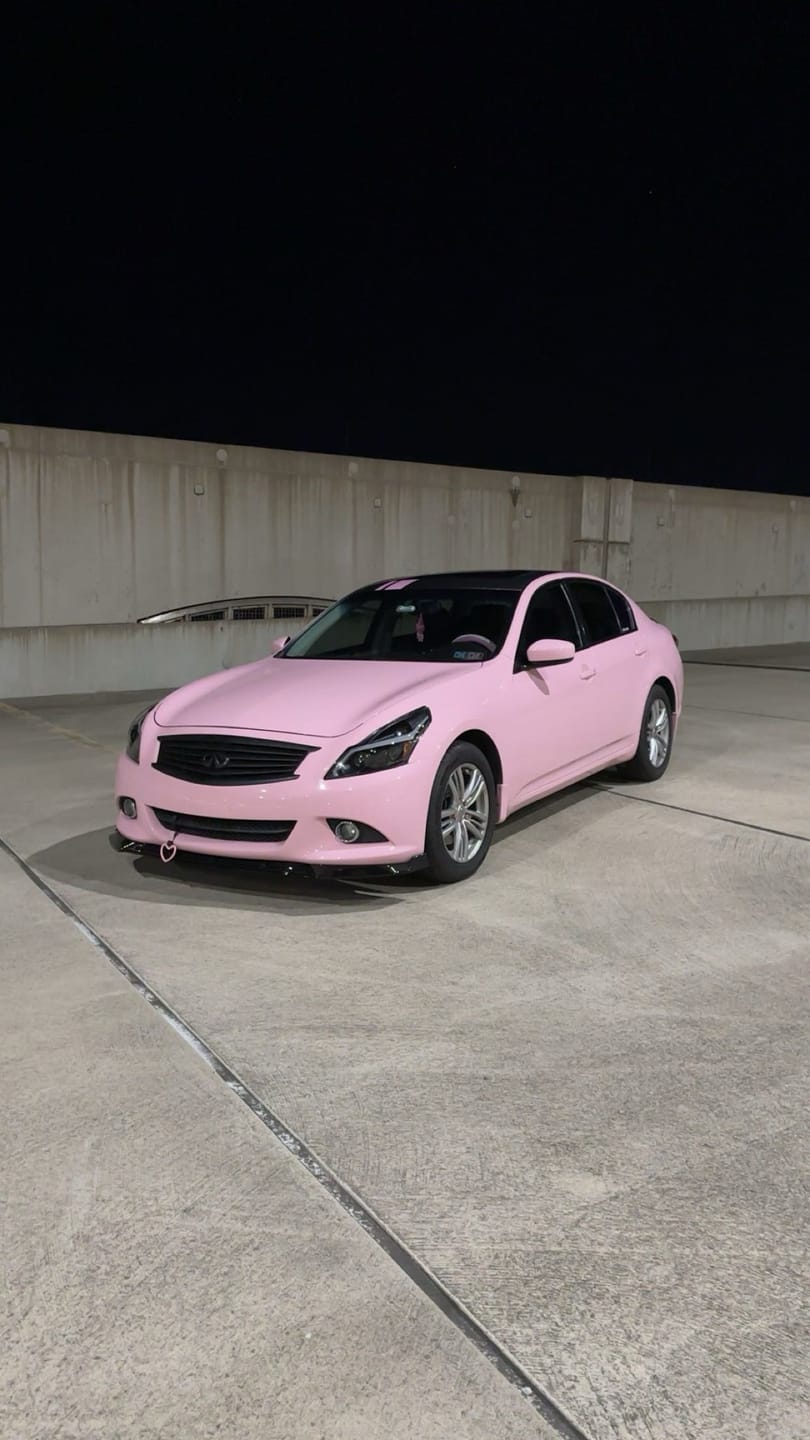 Customer photo review of High Glossy Baby Pink Vinyl Wrap