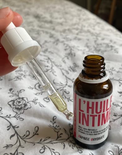 Customer photo review of Huile intime CBD - 1200MG