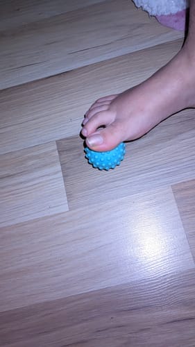 Customer photo review of Pelota de masaje y acupresión.