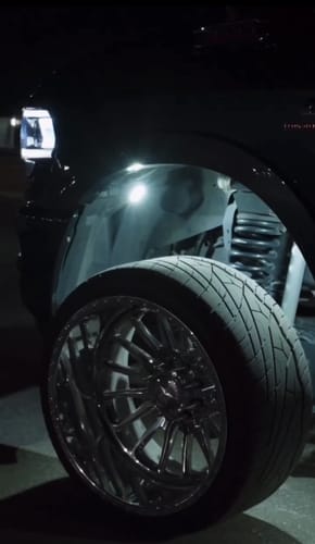 Customer photo review of ULTRALUX Pure White Rock Lights