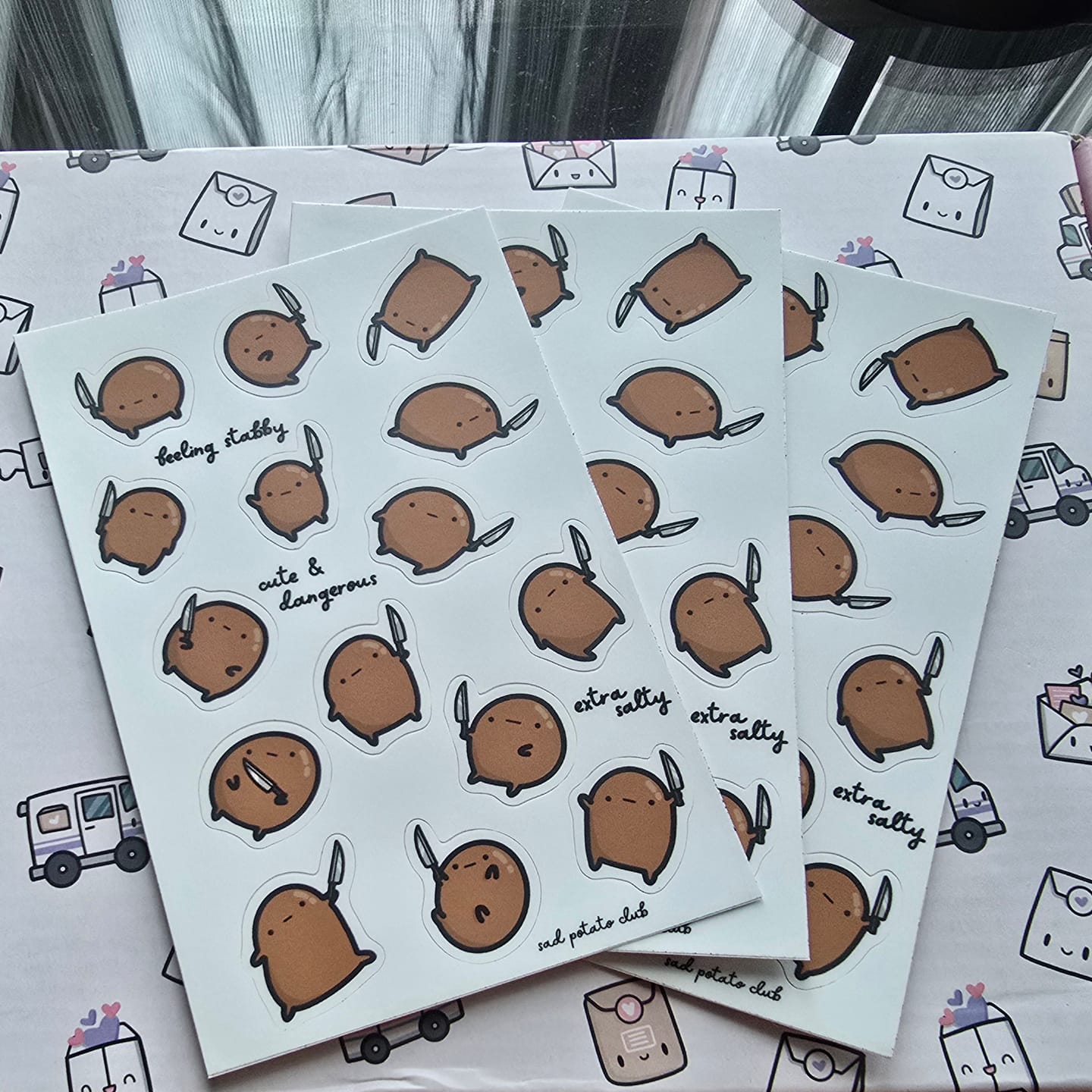 Customer photo review of Sad Potato - Feeling Stabby