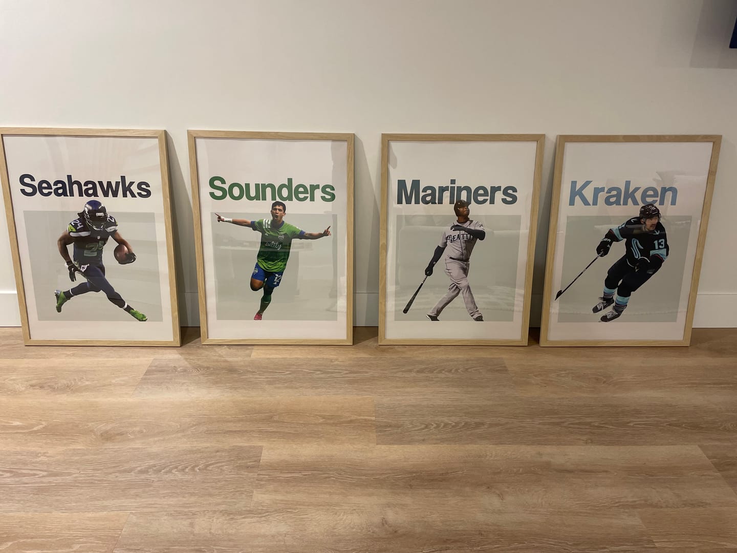 Customer photo review of Custom Athlete Poster