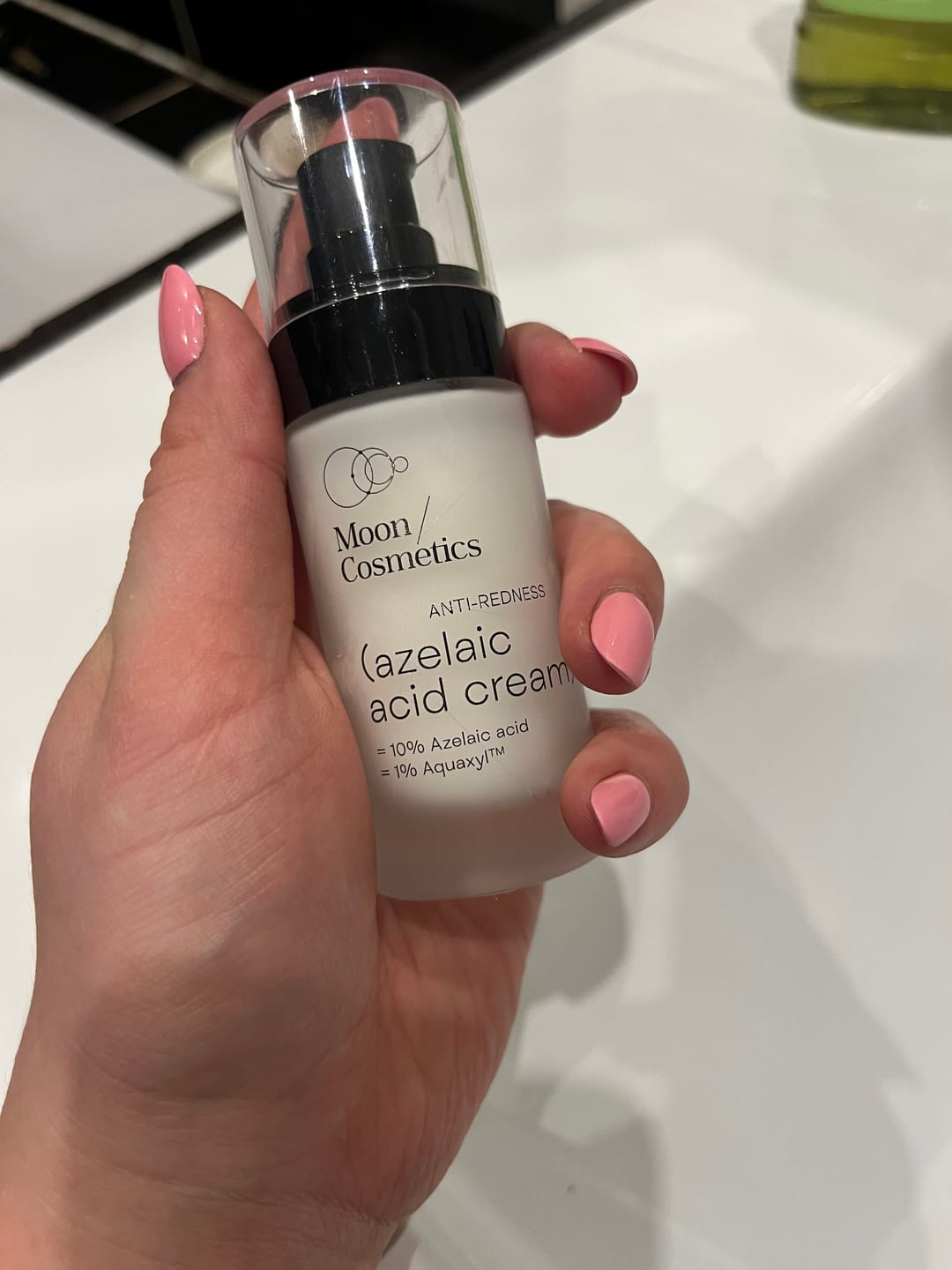 Customer photo review of Azelaino rūgšties kremas nuo raudonio