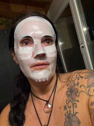 Customer photo review of Bio-Kollagen Gesichtsmaske