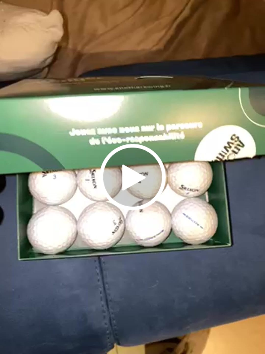 Customer video review of Srixon - AD333