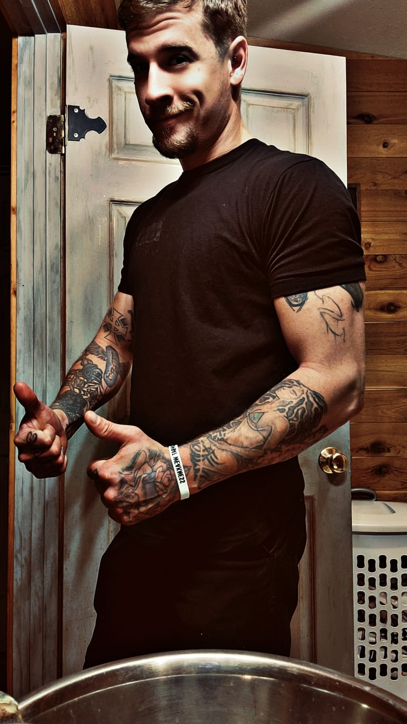 Customer photo review of It Wasn't a Phase Tee Blackout