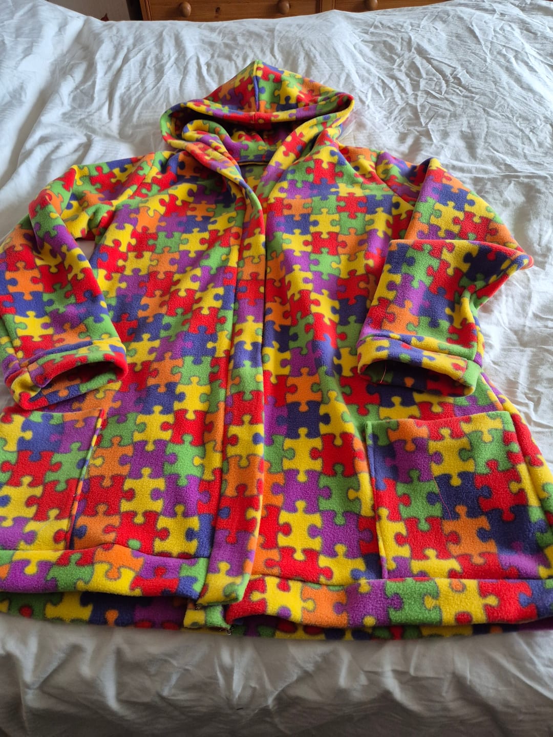 Customer photo review of Jigsaw Anti Pill Polar Fleece Fabric