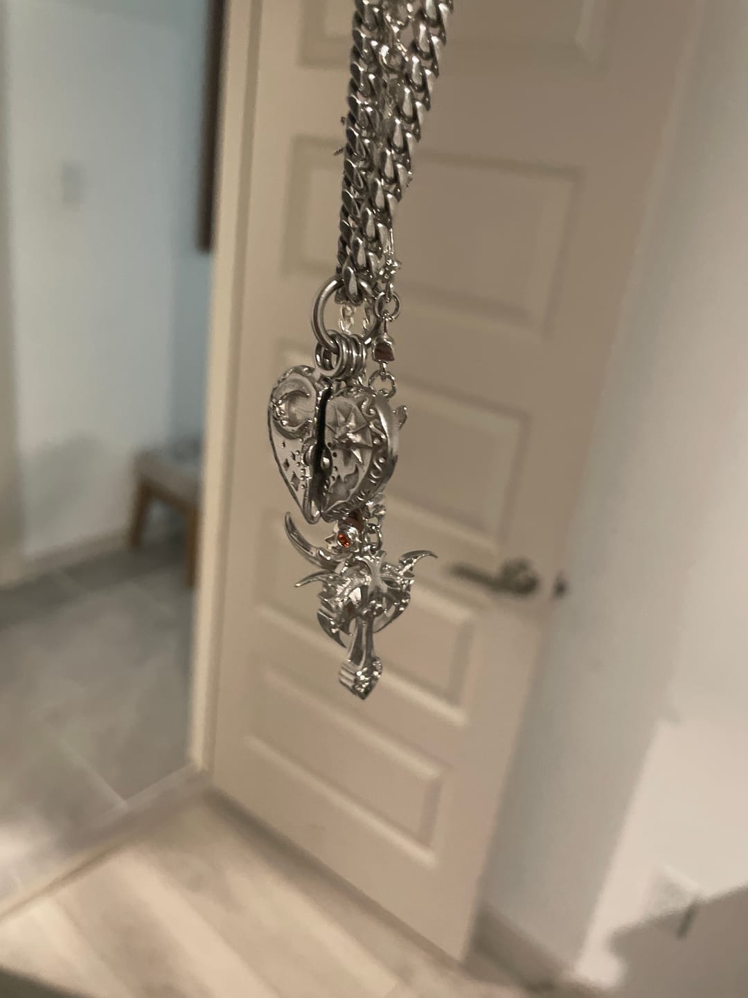 Customer photo review of LUNA THE LUNATIC LUNAR PENDANT