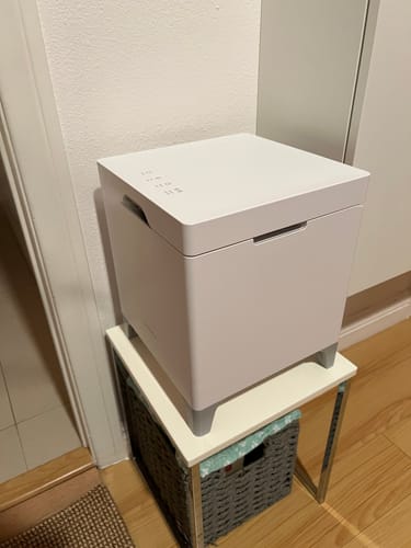 Customer photo review of Carepod Cube Plus X50V - Sanitizing Warm + Cool Mist Stainless Steel Humidifier