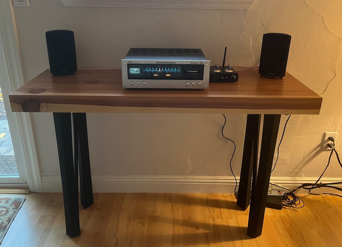 Customer photo review of Console Table Legs 28H 11W Modern Furniture steel Legs 210 Norah