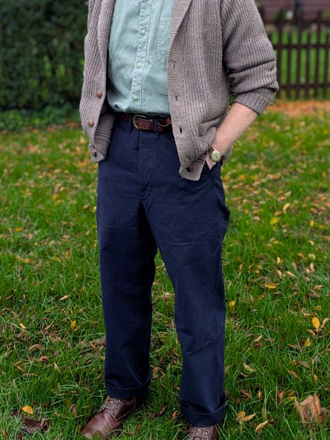 Customer photo review of 1944 USMC Officer Trousers - Navy