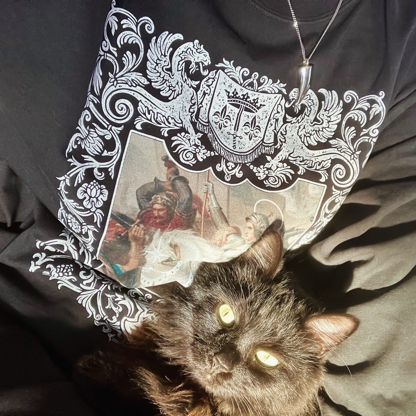 Customer photo review of Resistance Heavy Faded Long Sleeve Tee