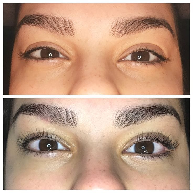 Customer photo review of Sky-High Lash Lift Kit ✨