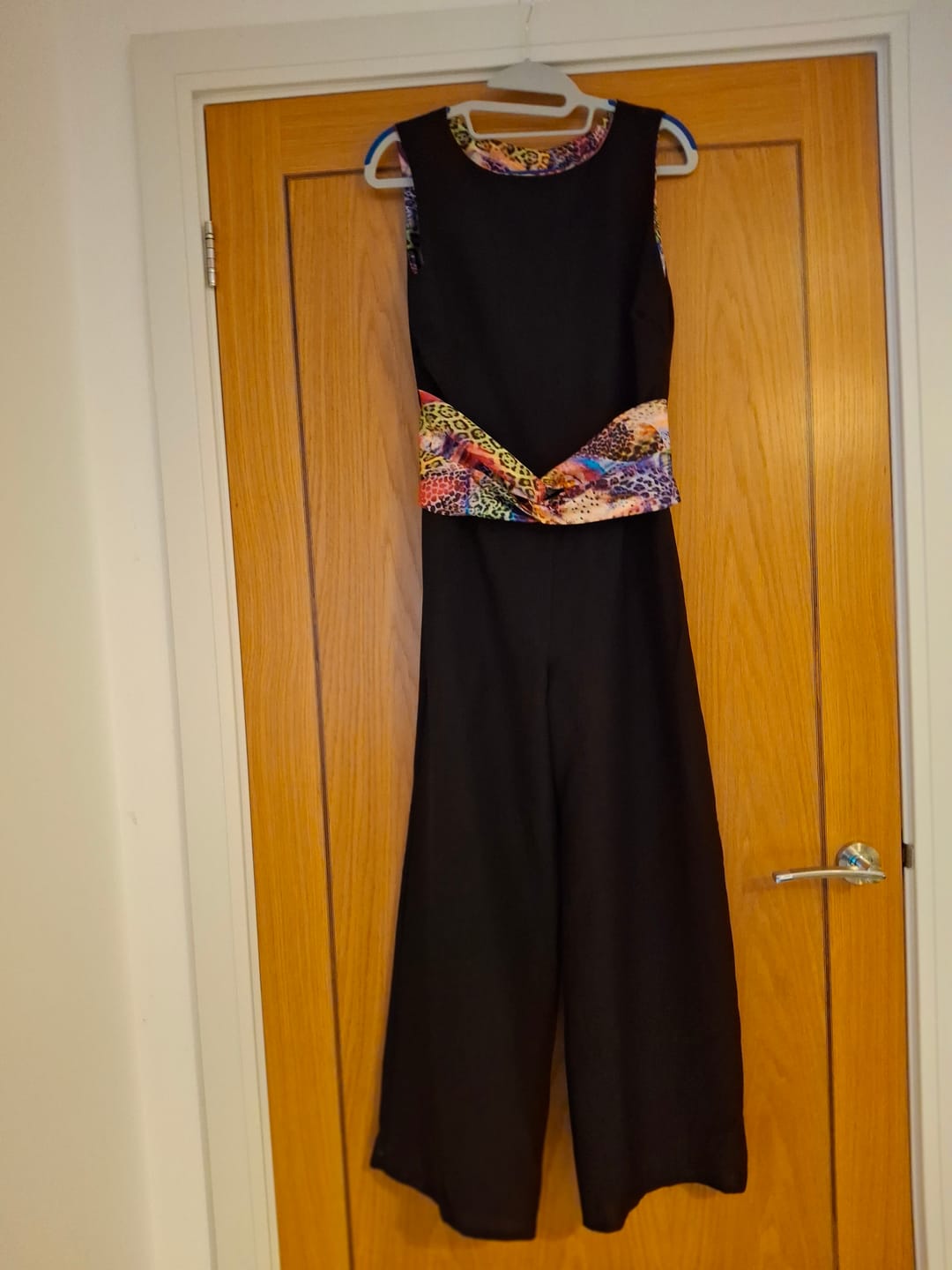 Customer photo review of Linen Look Suiting Fabric