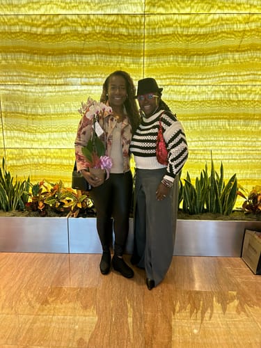 Customer photo review of Carrot Fit Pants