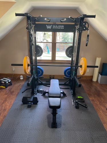 Customer photo review of Major Fitness F22 All-In-One Home Gym Power Rack