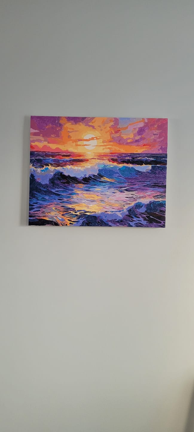 Customer photo review of Harmony Of Sunset