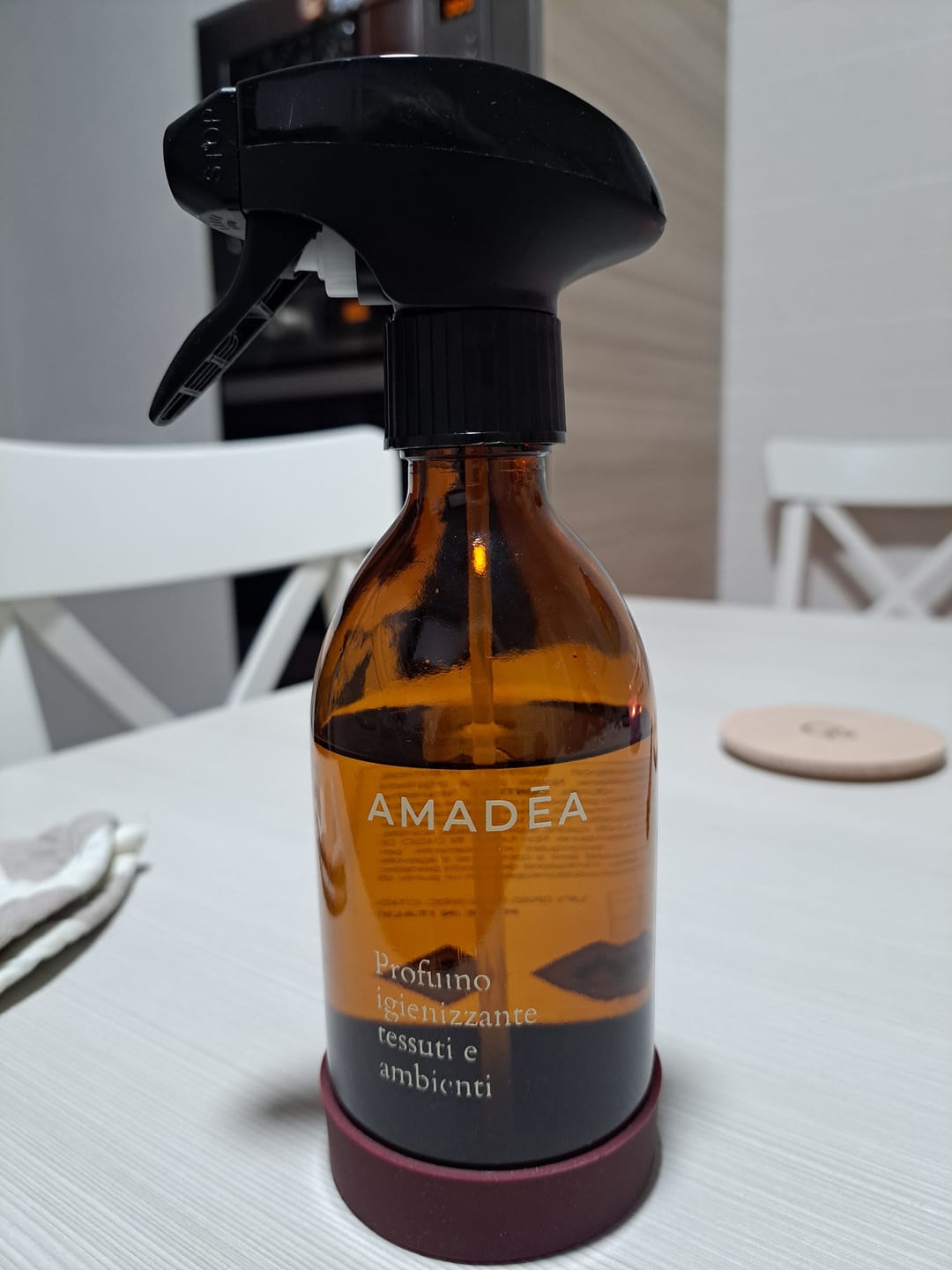 Customer photo review of Profumo igienizzante tessuti e ambienti 300ml