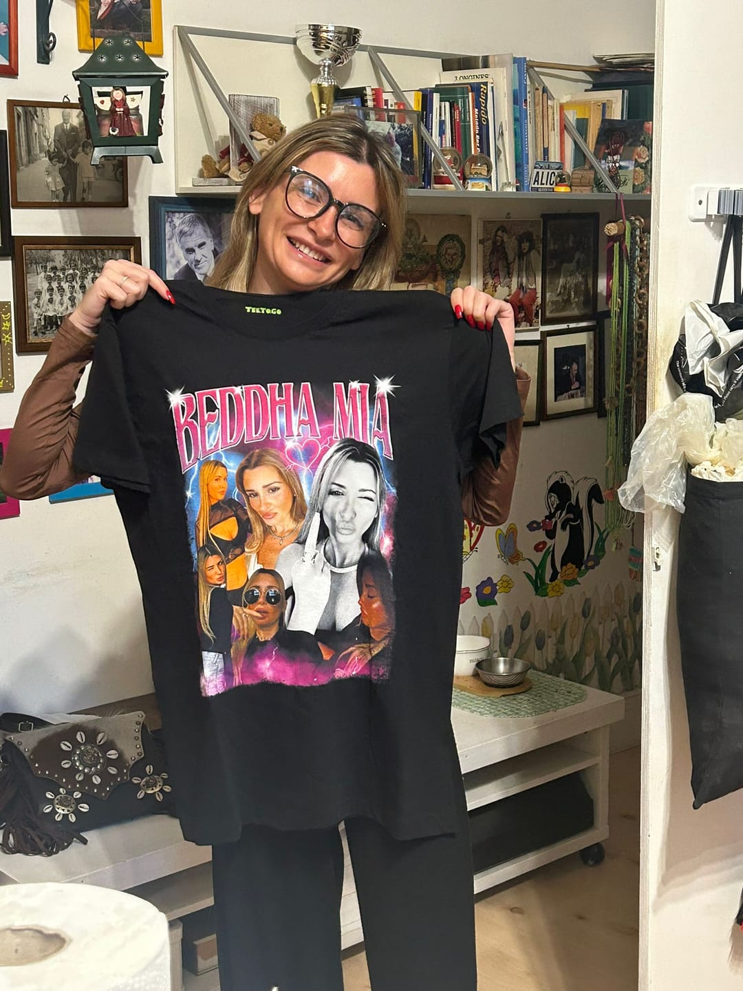 Customer photo review of BOOTLEG T-SHIRT GIORGIA TEMPLATE