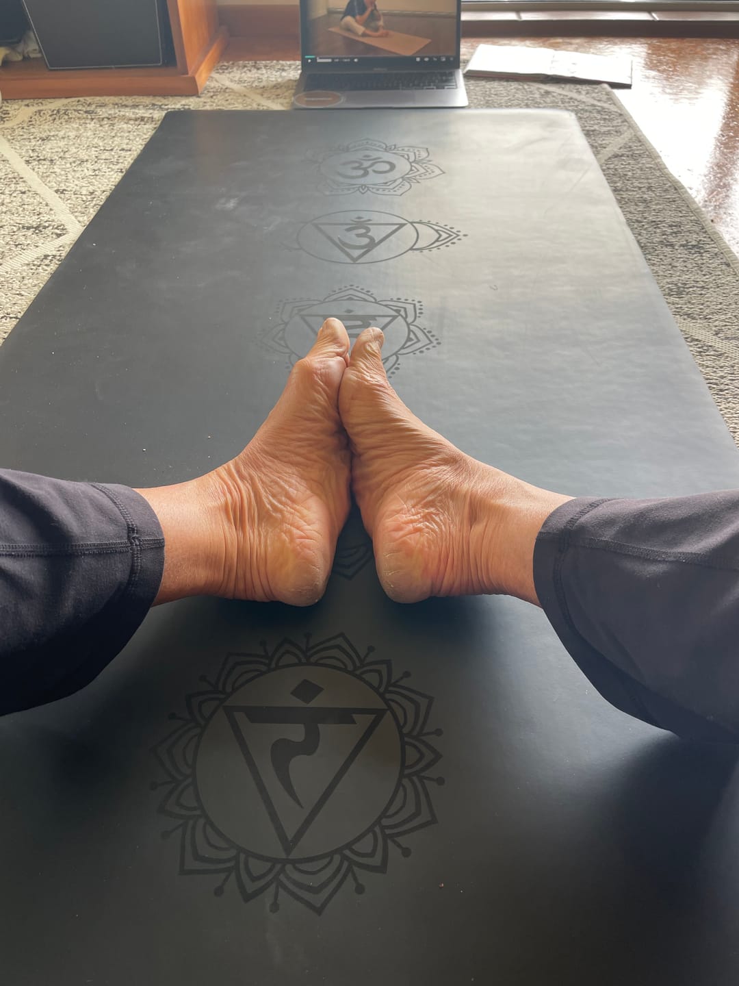 Customer photo review of Black Yoga Mat