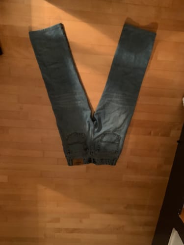 Customer photo review of Rambo Pants Fits Mens 30 x 27 Blue Denim Jeans