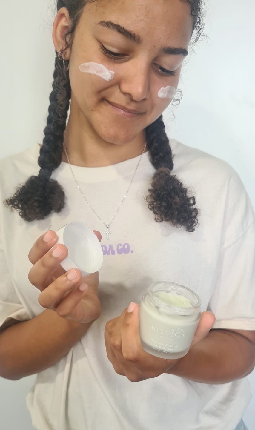 Customer photo review of Blemish Control Face Cream
