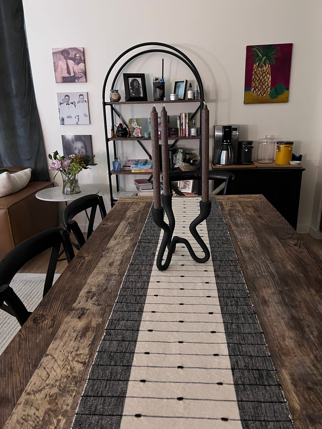 Customer photo review of Ebony Elevated Candelabra