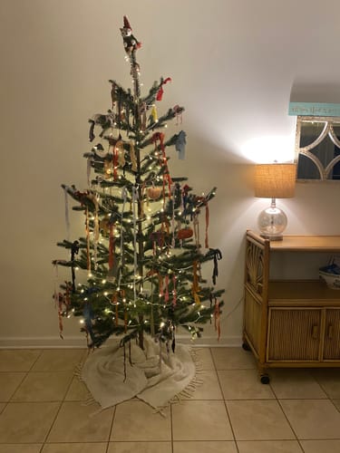 Customer photo review of WEAVER'S RIBBON {Assorted Colors}