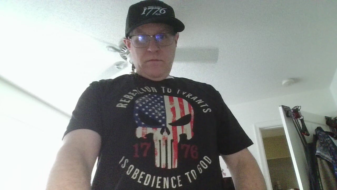 Customer photo review of Rebellion To Tyrants T-Shirt