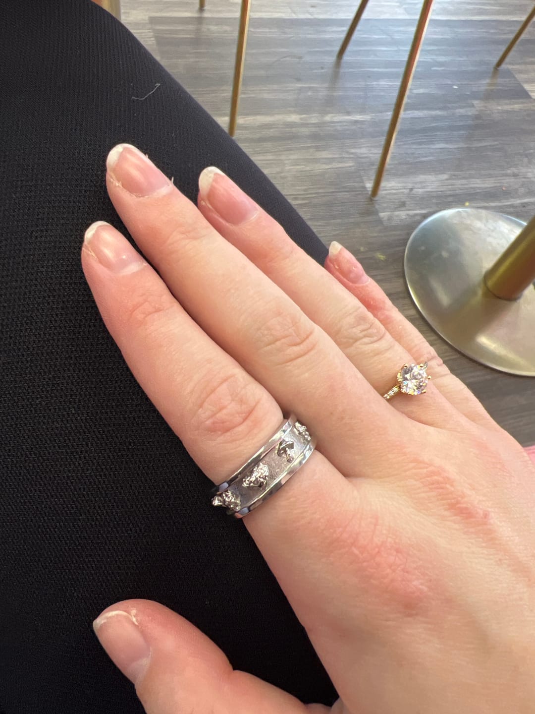 Customer photo review of PSYCHEDELIC LOVE RING