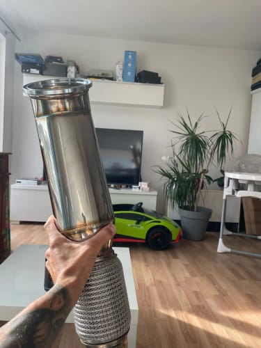 Customer photo review of Decat Downpipe 4" For BMW 11-16 328xi 328i 320i F30 F31 F34 N20