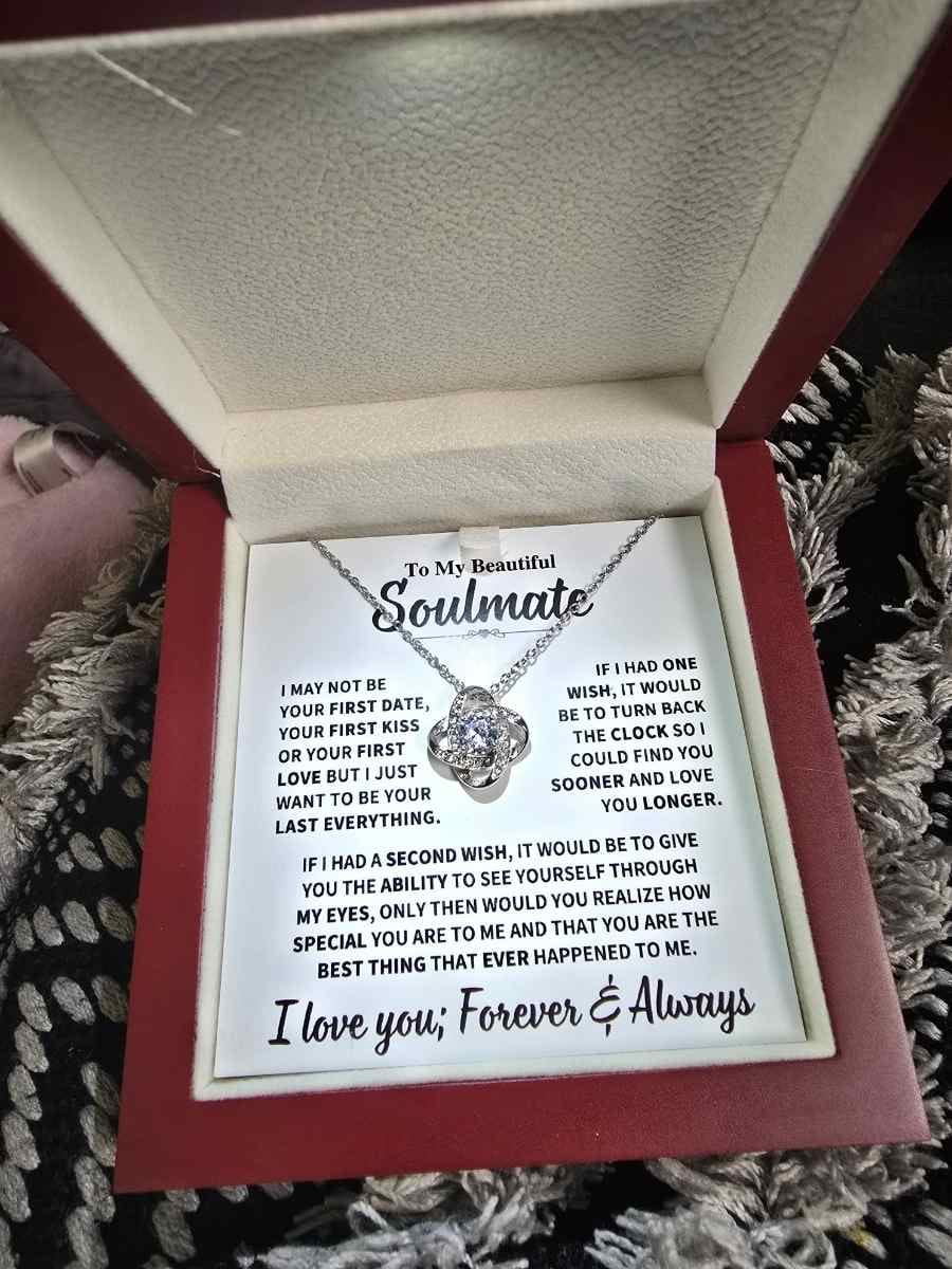 Customer photo review of Beautiful Soulmate Gift, "My Last Everything"
