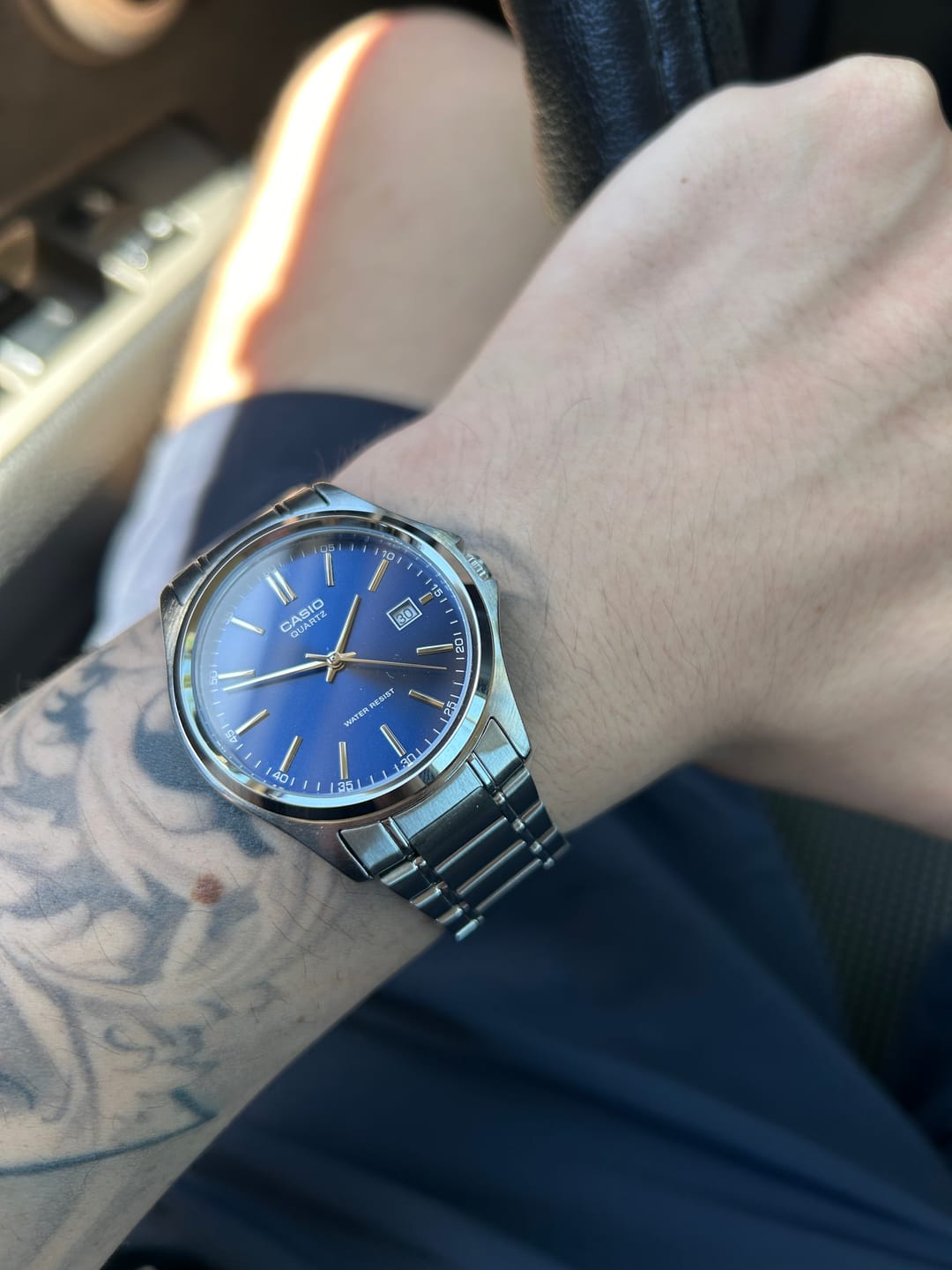 Customer photo review of Reloj Casio Análogo MTP-1183A-2A Azul Acero Inoxidable
