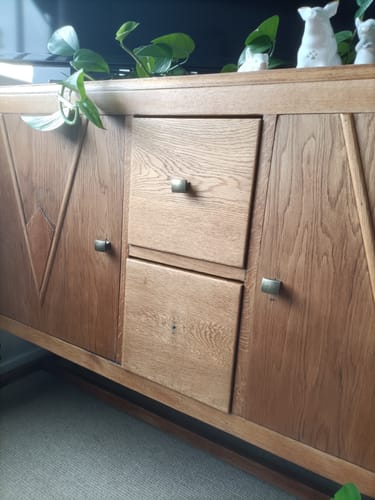 Customer photo review of Rectangle Vintage furniture knob Bronze 30 x 24mm