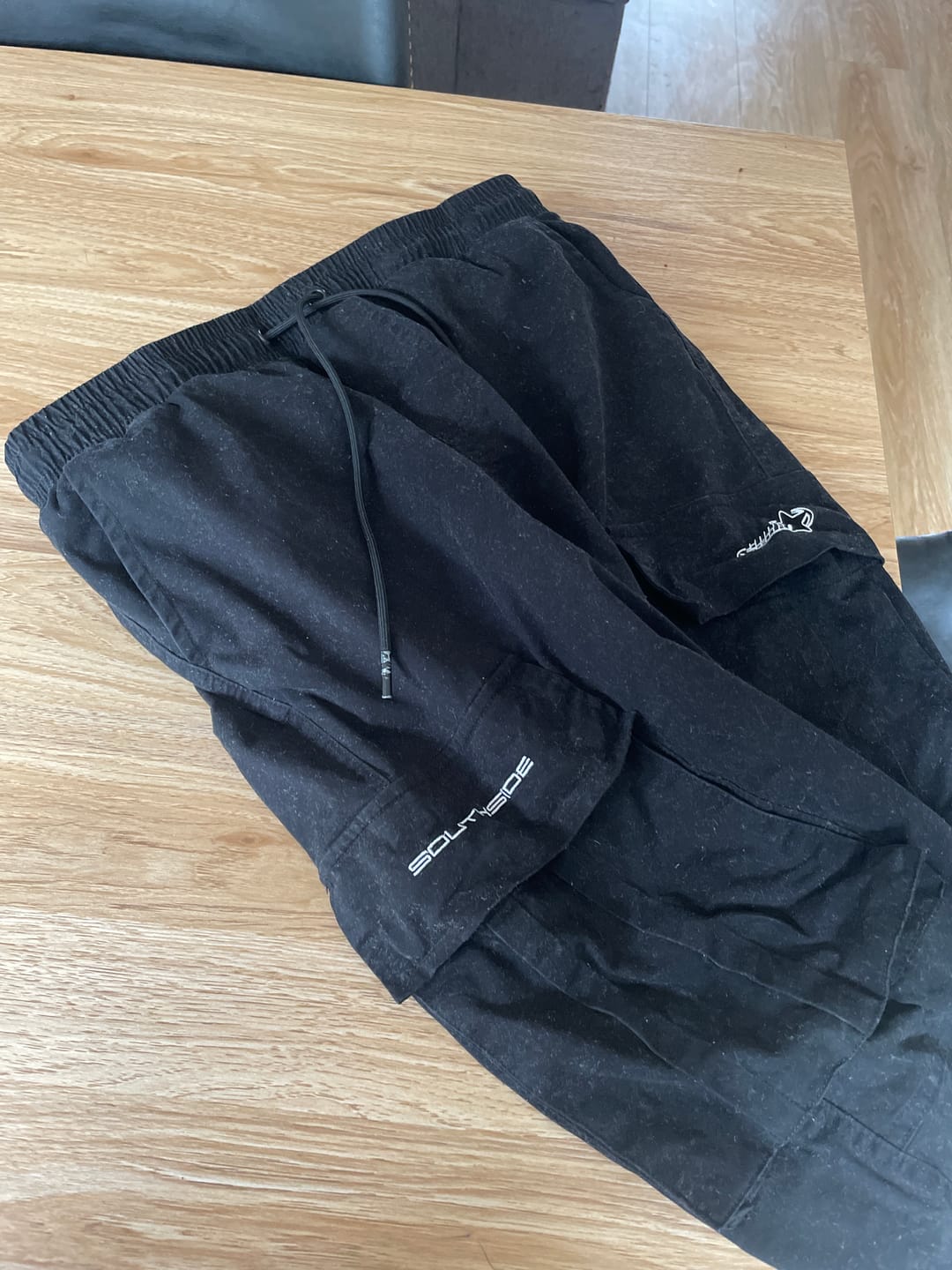 Customer photo review of Southside - Black Cargo Pants