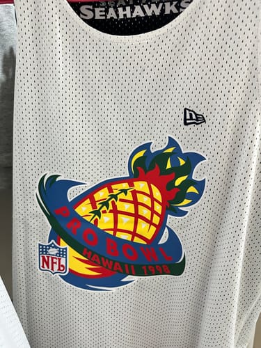 Customer photo review of Seattle Seahawks NFL Pro Bowl Black White Reversible Tank Top