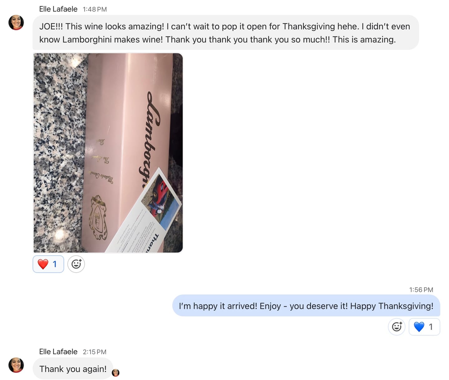 Customer photo review of Lamborghini: Metodo Classico Rosè "The Legend" with Gift Box