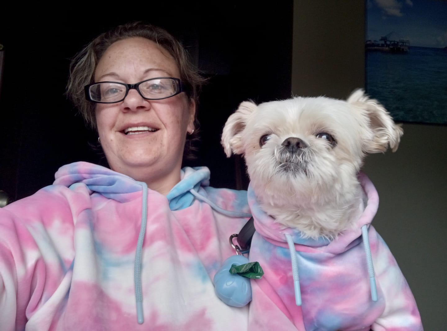 Customer photo review of Velvet Human Hoodie - Snow Cone