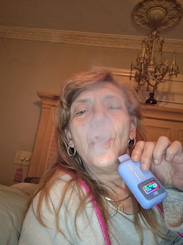 Karen B. review of Blueberry Cotton Candy - Luffbar Boring Tiger 25000 image 1 out of 1