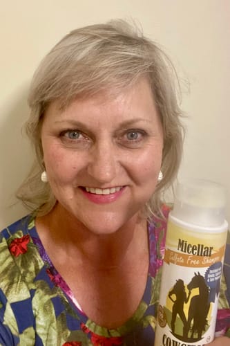 Customer photo review of Cowgirls Sulfate-Free Shampoo With Biotin