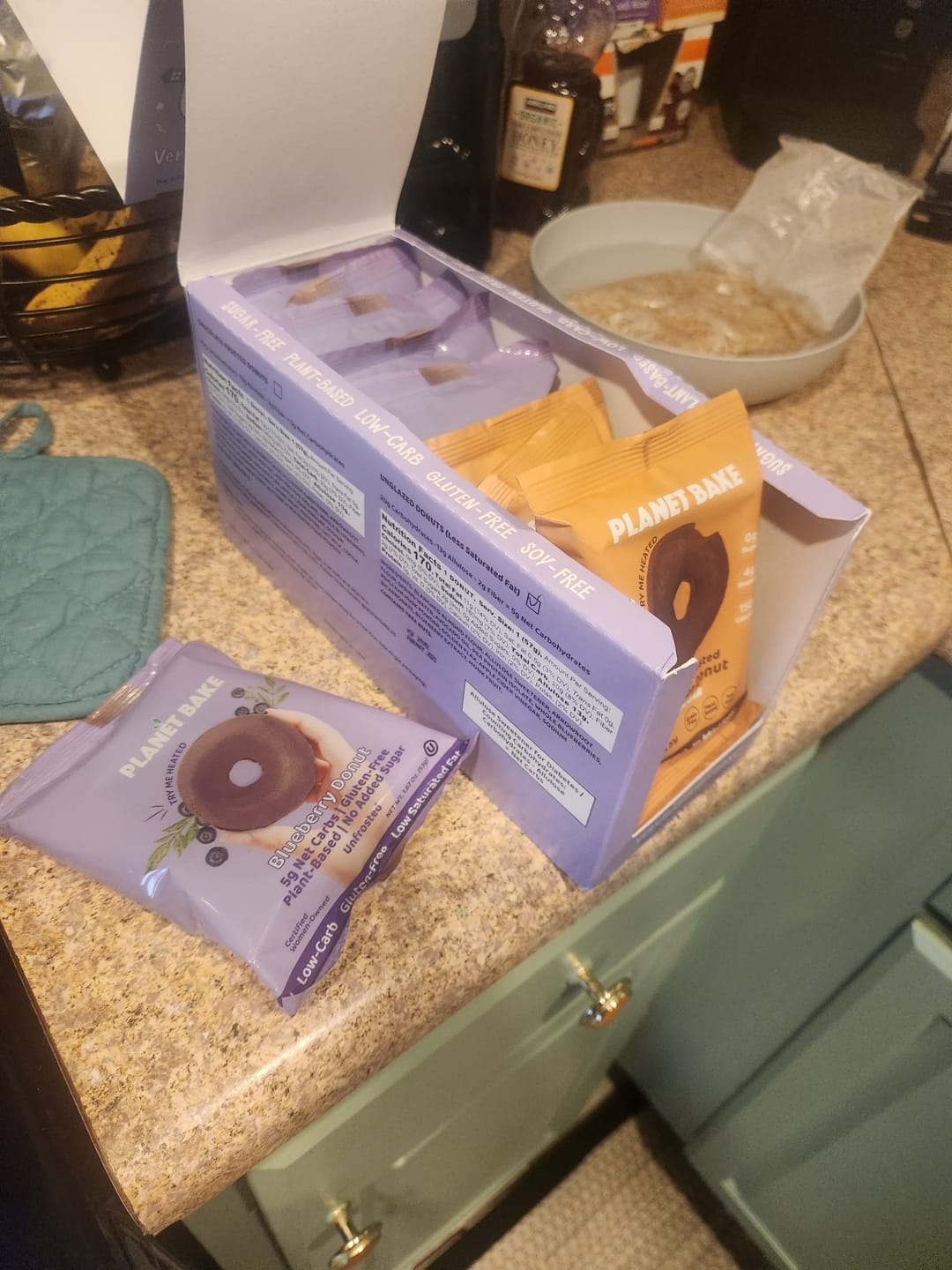 Customer photo review of Frosted Dark Chocolate Donut, 8pack BACK SOON