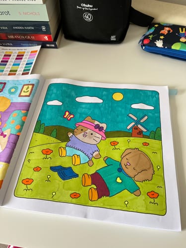 Customer photo review of Ohuhu - Set 40 Marcadores al Alcohol Oahu Doble Punta