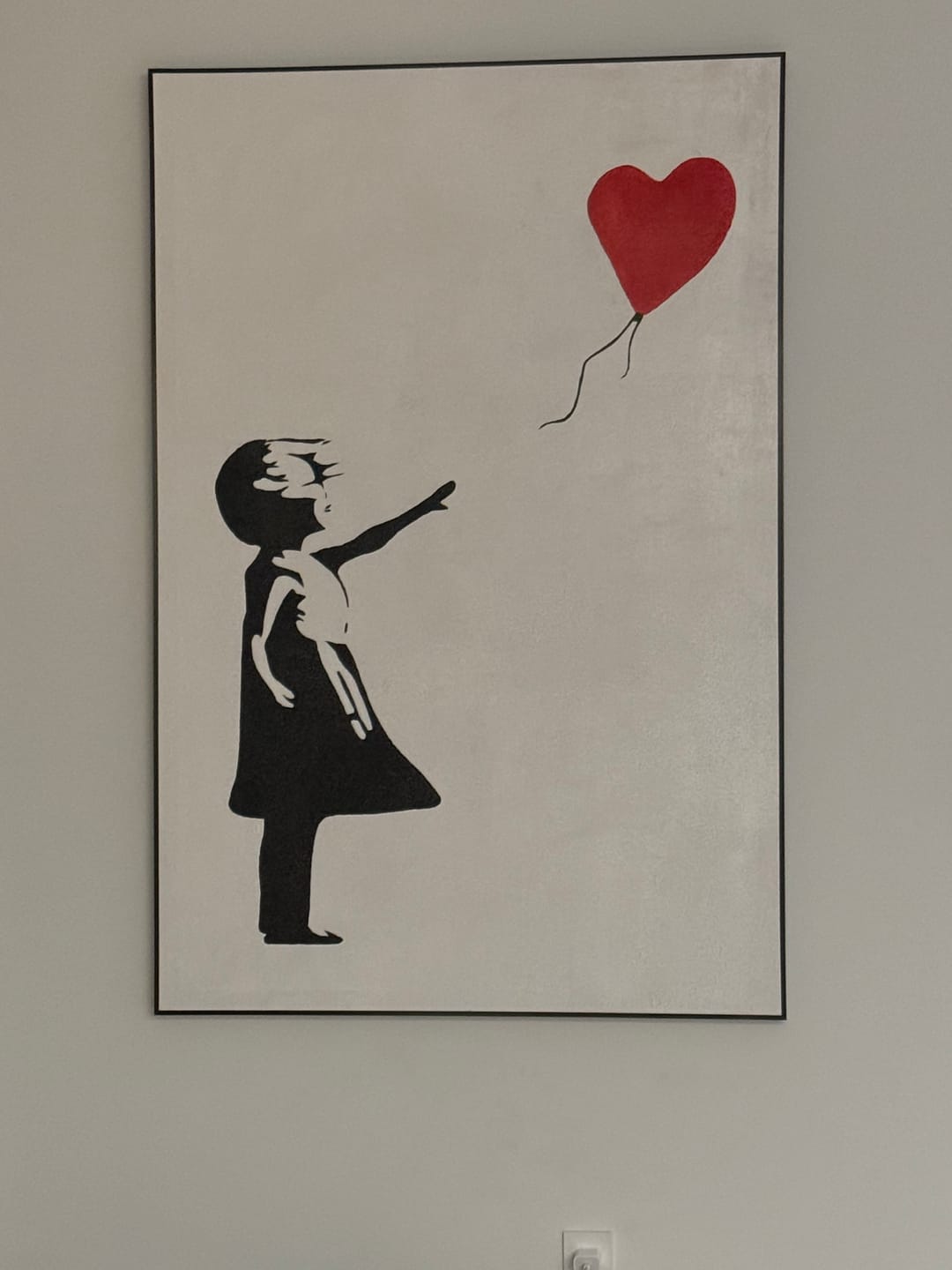 Customer photo review of Banksy Girl with Balloon