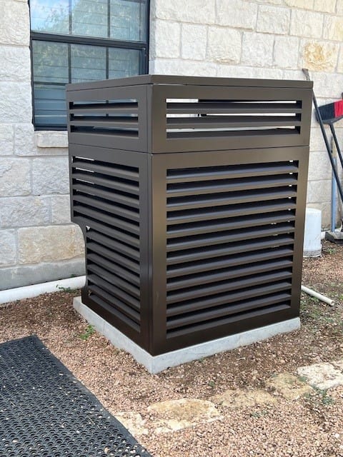 Customer photo review of Central AC Cover - Bronze