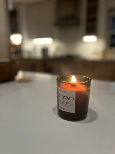 Customer photo review of Haven Candle