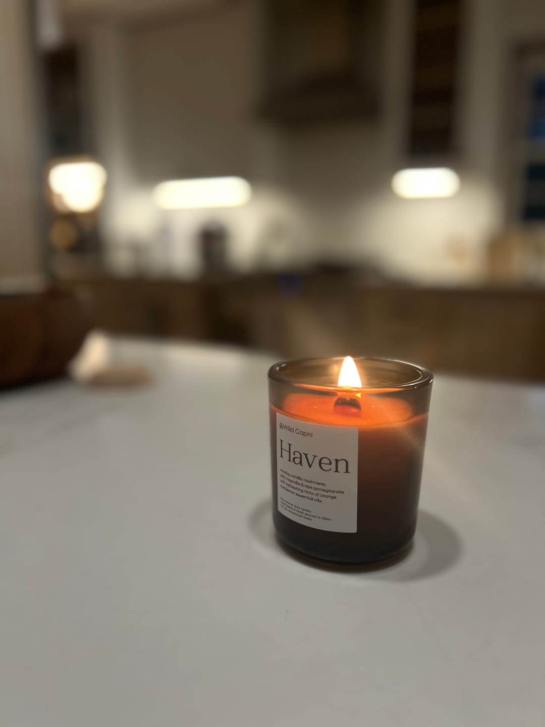 Customer photo review of Haven Candle