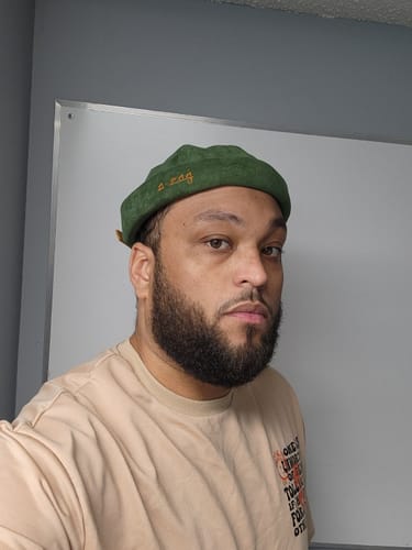 Customer photo review of The Watermelon Suede Skully A-rag