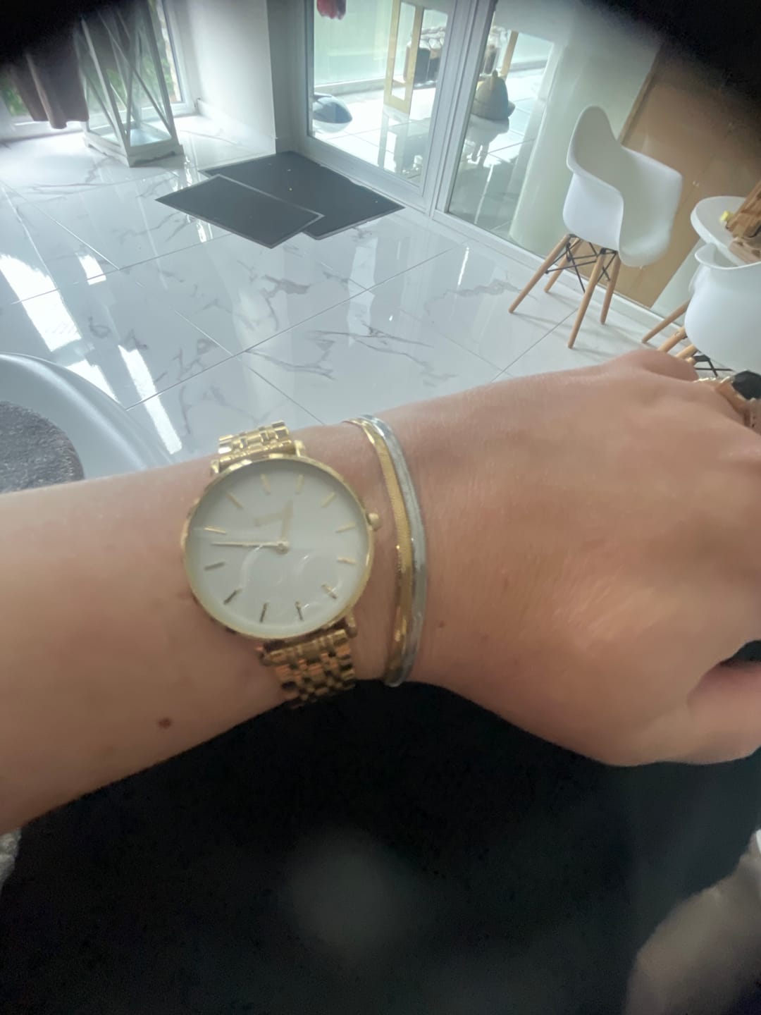 Customer photo review of Lily Gold/Silver