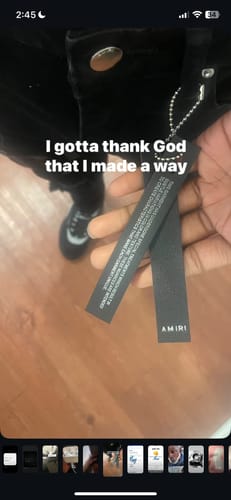 Customer photo review of AMIRI Jeans #892