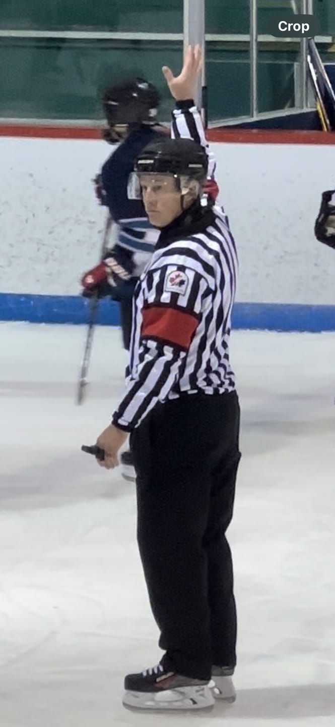 Customer photo review of ZR-PRO HOCKEY REFEREE JERSEY W/ SEWN-IN ARM BANDS